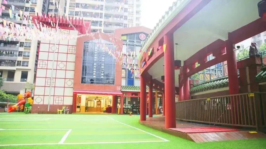 广州国学幼儿园风雨长廊